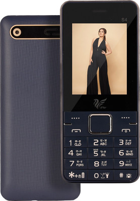 IAIR Basic Feature Dual Sim Mobile Phone with 2800mAh Battery, 2.4 inch Display Screen, 0.8 mp Camera with Big LED Torch (FPS4, Blue)(Blue)