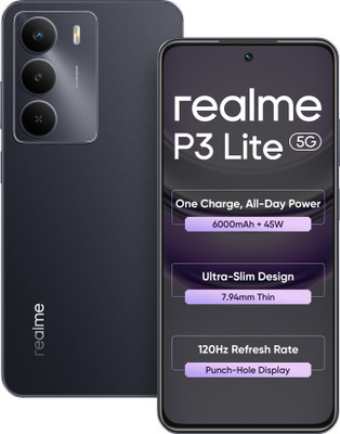 realme P3 Lite 5G (Onyx Black, 128 GB)(4 GB RAM)