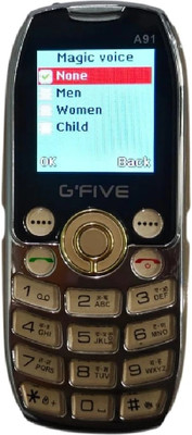 GFive A91 Magic Voice Phone(Gold-Silver)