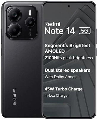 REDMI Note 14 5G (Titan Black, 256 GB)(8 GB RAM)