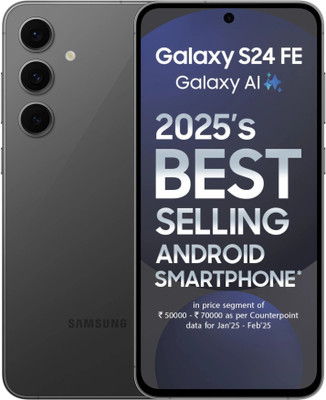 Samsung Galaxy S24 FE 5G (Graphite, 128 GB)(8 GB RAM)