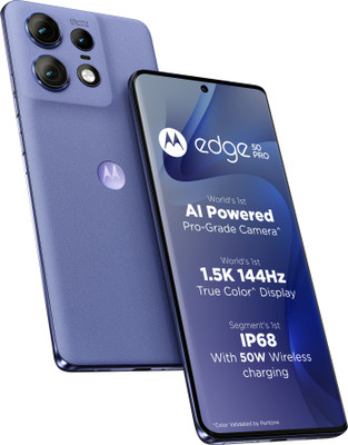 Motorola Edge 50 Pro 5G with 125W Charger (Luxe Lavender, 256 GB)(12 GB RAM)