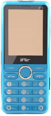 IAIR S19 Dual Sim Keypad Phone | 2800 mAH Battery & Big 2.4 Inch Display(Light Blue)