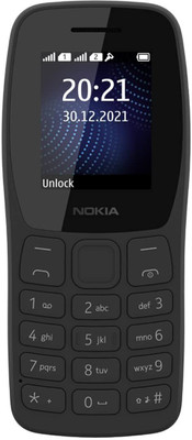 Nokia 105 Dual Sim, Keypad Mobile Phone with Wireless FM Radio(Charcoal)