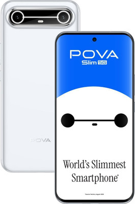 Tecno Pova Slim 5G (Slim White, 128 GB)(8 GB RAM)