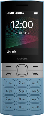 Nokia 150 Dual Sim Keypad Phone, Rear Camera, Long Lasting Battery Life and FM Radio(Blue)