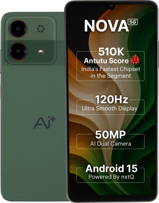 Ai+ Nova 5G (Green, 128 GB)(8 GB RAM)