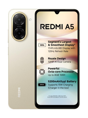 REDMI A5 (Jaisalmer Gold, 128 GB)(4 GB RAM)