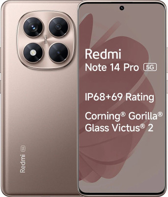 REDMI Note 14 Pro 5G (Champagne Gold, 256 GB)(8 GB RAM)