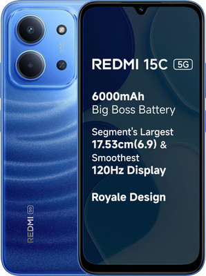 REDMI 15C 5G (Moonlight Blue, 128 GB)(6 GB RAM)