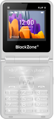 BlackZone FLIP X 2.4 Inch LCD Display with Vibration(Silver)