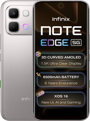 Infinix Note edge (Lunar Titanium, 128 GB)(6 GB RAM) product image