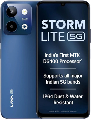 LAVA Storm Lite 5G (Astral Blue, 128 GB)(4 GB RAM)