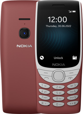Nokia 8210 4G Volte keypad Phone with Dual SIM, Big Display, MP3 Player(Red)