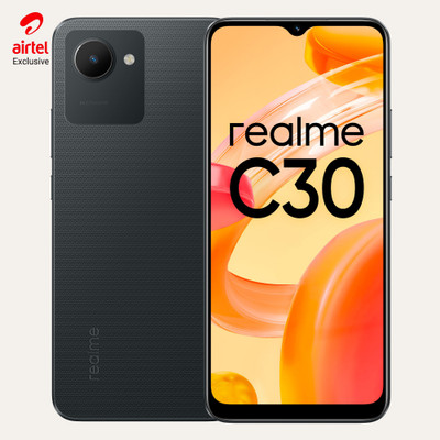 Realme C30 – Locked with Airtel Prepaid (Denim Black, 32 GB)