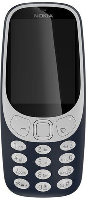 Nokia 3310 Dual SIM Keypad Mobile with MP3 Player, FM Radio & Rear Camera(Dark Blue)