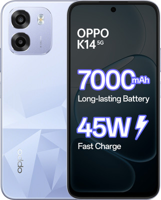 OPPO K14 5G (Icy Blue, 256 GB)(6 GB RAM)
