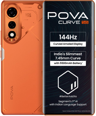 Tecno Pova Curve 5G (Cyber Orange, 128 GB)(8 GB RAM)