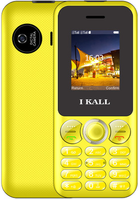 I Kall K23 -ultimedia Mobile with 1000mAh Battery, Crystal Keypad, Vibration(Yellow)