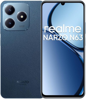 realme Narzo N63 4G (Leather Blue, 128 GB)(4 GB RAM)