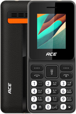 itel Ace2 Heera | King Talker | Auto Call Recording | Expendable Storage32GB(Cyber Black)