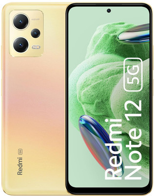 Redmi Note 12 5G (Sunrise Gold, 128 GB)(8 GB RAM)