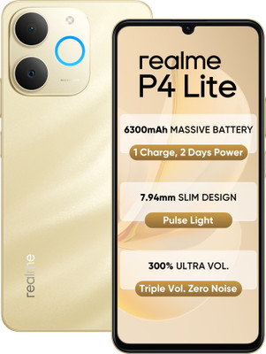 realme P4 Lite (Beach Gold, 128 GB)(4 GB RAM)