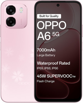 OPPO A6 5G (Sakura Pink, 128 GB)(6 GB RAM)