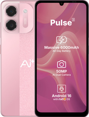 Ai+ Pulse 2 (Pink, 128 GB)(6 GB RAM)