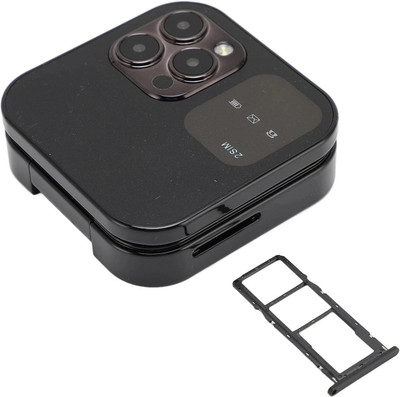 VDTECH Rock X 1 Flip Dual Sim Keypad Mobile Call & SMS Indicator(Black)