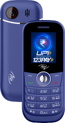 itel SG200 Keypad Phone with 1200mAh Battery 1.3 MP Camera 1.8 inch Display UPI Pay(Deep Blue)