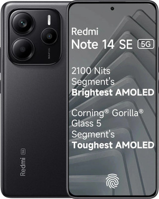 REDMI Note 14 SE 5G (Titan Black, 128 GB)(6 GB RAM)