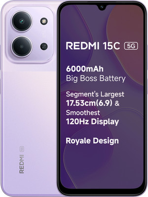 REDMI 15C 5G (Dusk Purple, 128 GB)(4 GB RAM)