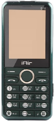 IAIR S19 Dual Sim Keypad Phone | 2800 mAH Battery & Big 2.4 Inch Display(Dark Green)