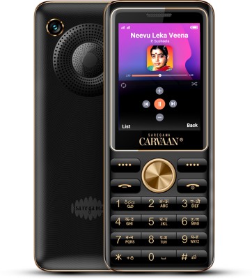 SAREGAMA Carvaan Mobile Telugu M21(Classic Black)