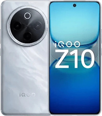 IQOO Z10 5G (Glacier Silver / Silver, 256 GB)(8 GB RAM)