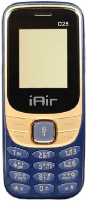 IAIR D25 Dual Sim Keypad Phone | 1200 mAH Battery & Big 1.88 Inch Display(Blue)