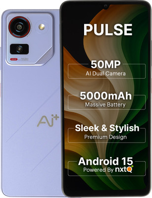 Ai+ Pulse 1 (Purple, 128 GB)(6 GB RAM)