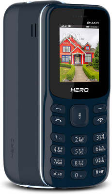 LAVA Hero Shakti Keypad Mobile|1.8 inch Big Display|Auto Call Recording|Wireless FM(Dark Blue)
