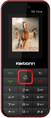KARBONN K9 Yuva Keypad Mobile| 2500 mAh Battery|2MP Camera|Expandable Memory up to 32GB(Black & Red)