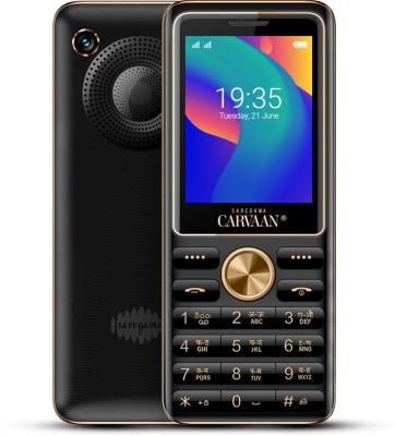 SAREGAMA Carvaan Keypad phone Bhojpuri M21 with Pre-loaded Hindi & Bhojpuri songs(Classic Black)