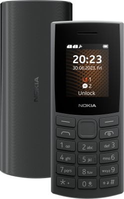 Nokia 106 4G Keypad Mobile, Long-Lasting Battery, MicroSD Card Slot(Charcoal)