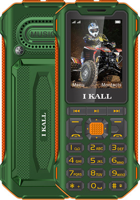 I Kall K99 Pro Rugged Keypad Phone with 4 Sim Compatibility(Green)