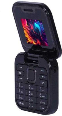 Syamx New I16 PRO ROCK X Max Cell FLIP Phone 2G KEYPAD MOBILE FOLD(Black)