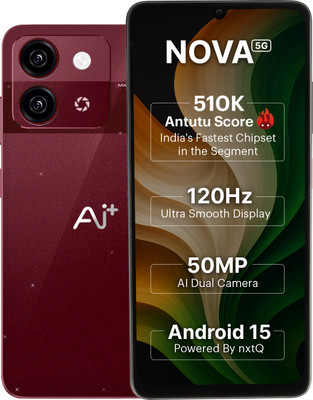 Ai+ Nova 5G (Sparkle Red, 128 GB)(6 GB RAM)