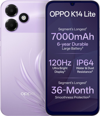 OPPO K14 Lite (Feather Purple, 64 GB)(4 GB RAM)