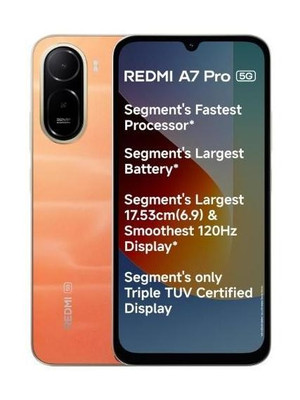 REDMI A7 Pro 5G (Sunset Orange, 128 GB)(4 GB RAM)