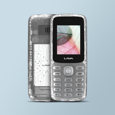 LAVA A1 Josh Clear Keypad Phone|1.8inch Display|1000 mAh Battery|Auto Call Recording(Clear)