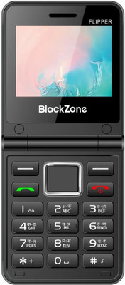 BlackZone FLIPPER Dual Screen 2.4 & 1.8 Inch Dual Micro SIM(Silver)