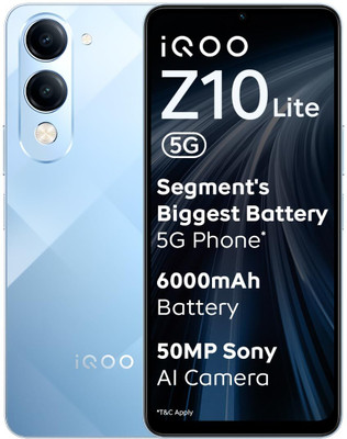 IQOO Z10 Lite 5G (Titanium Blue, 256 GB)(8 GB RAM)